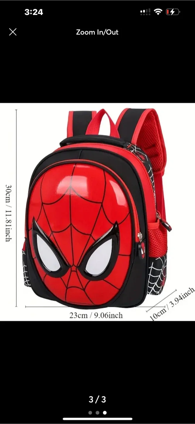 Spiderman Kids Backpack image indicator(3)