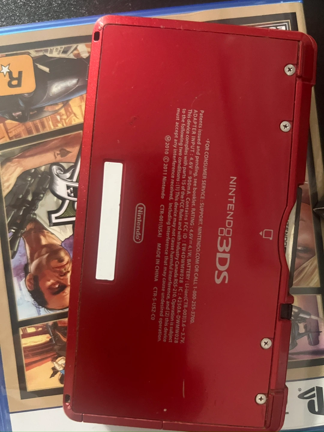 Red Nintendo 3DS - photo 2