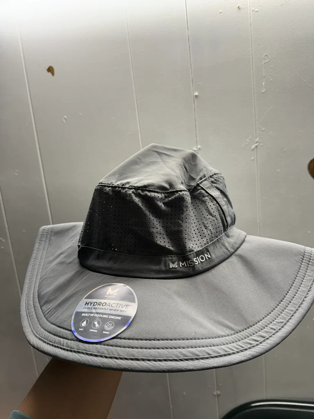 Mission HydroActive Cooling Bucket Hat - Gray thumbnail