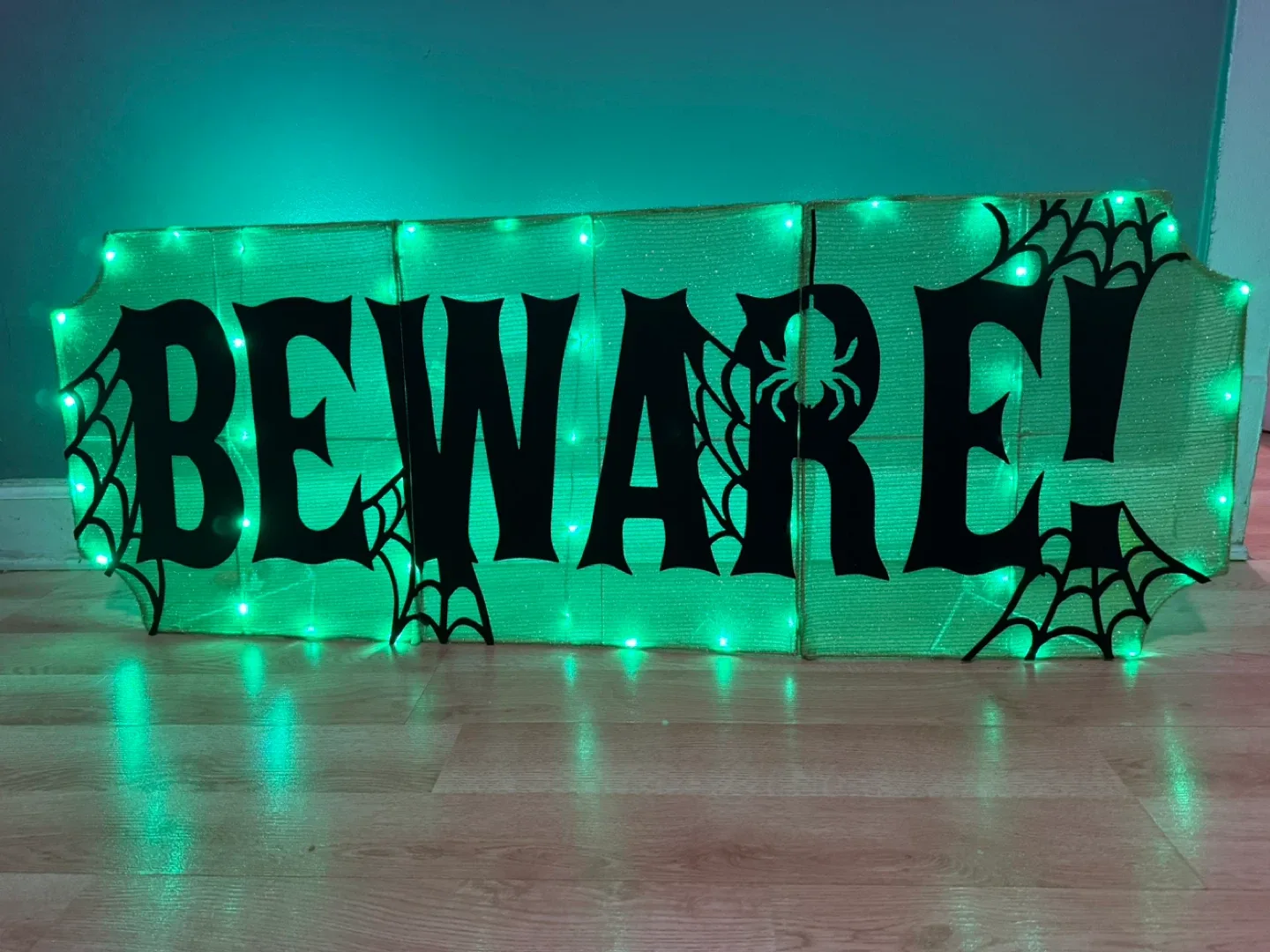 Hyde & Eek! Boutique LED Beware Sign thumbnail