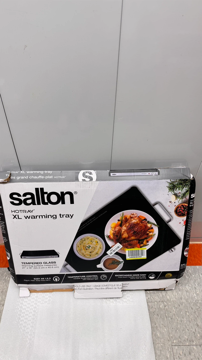 Salton HOTRAY XL Warming Tray - New in Box! - photo 3