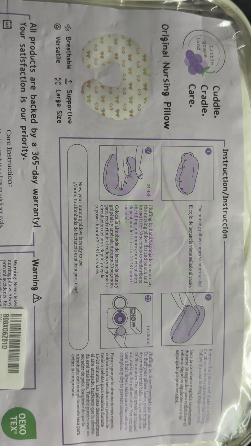Little Grape Land Nursing Pillow - Pink Gold - photo 4