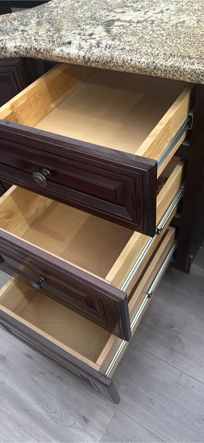 Cabinet with Drawers - Burgundy image indicator(3)