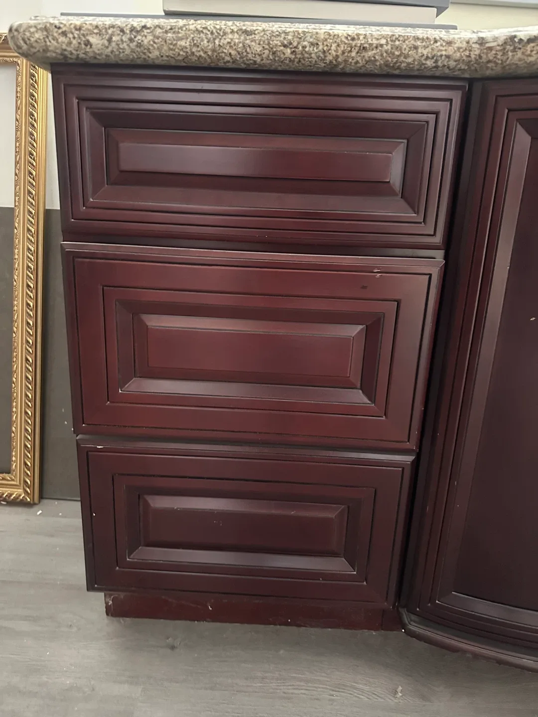Cabinet with Drawers - Burgundy image indicator(2)