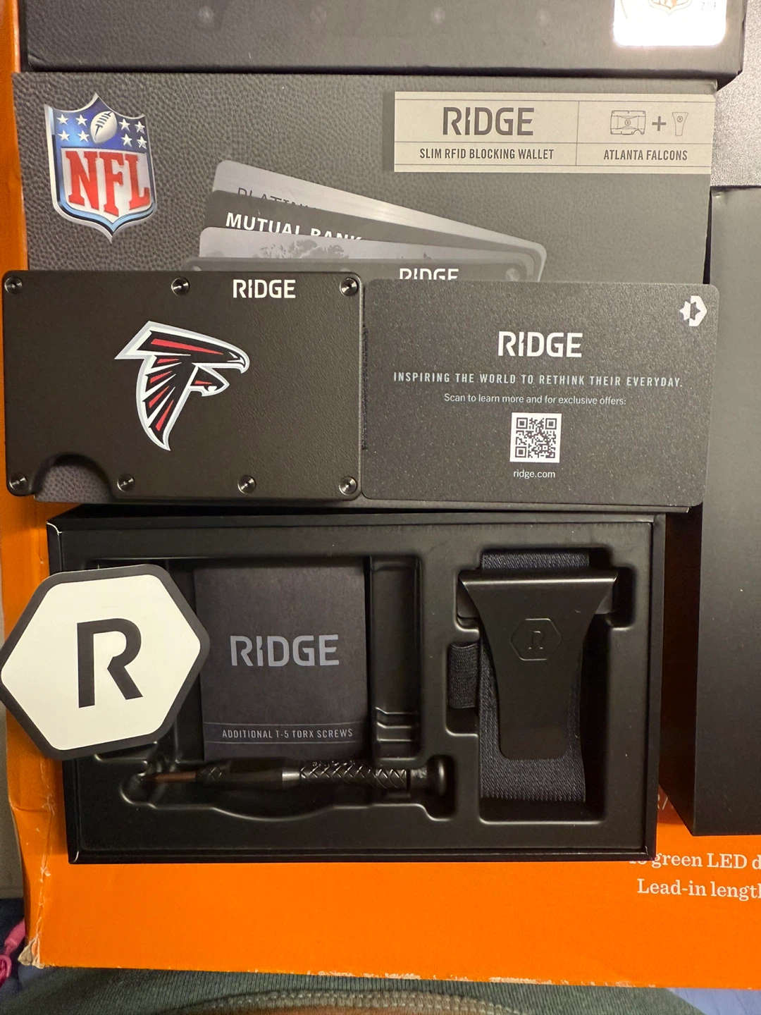 Ridge NFL Atlanta Falcons Wallet - Matte Olive