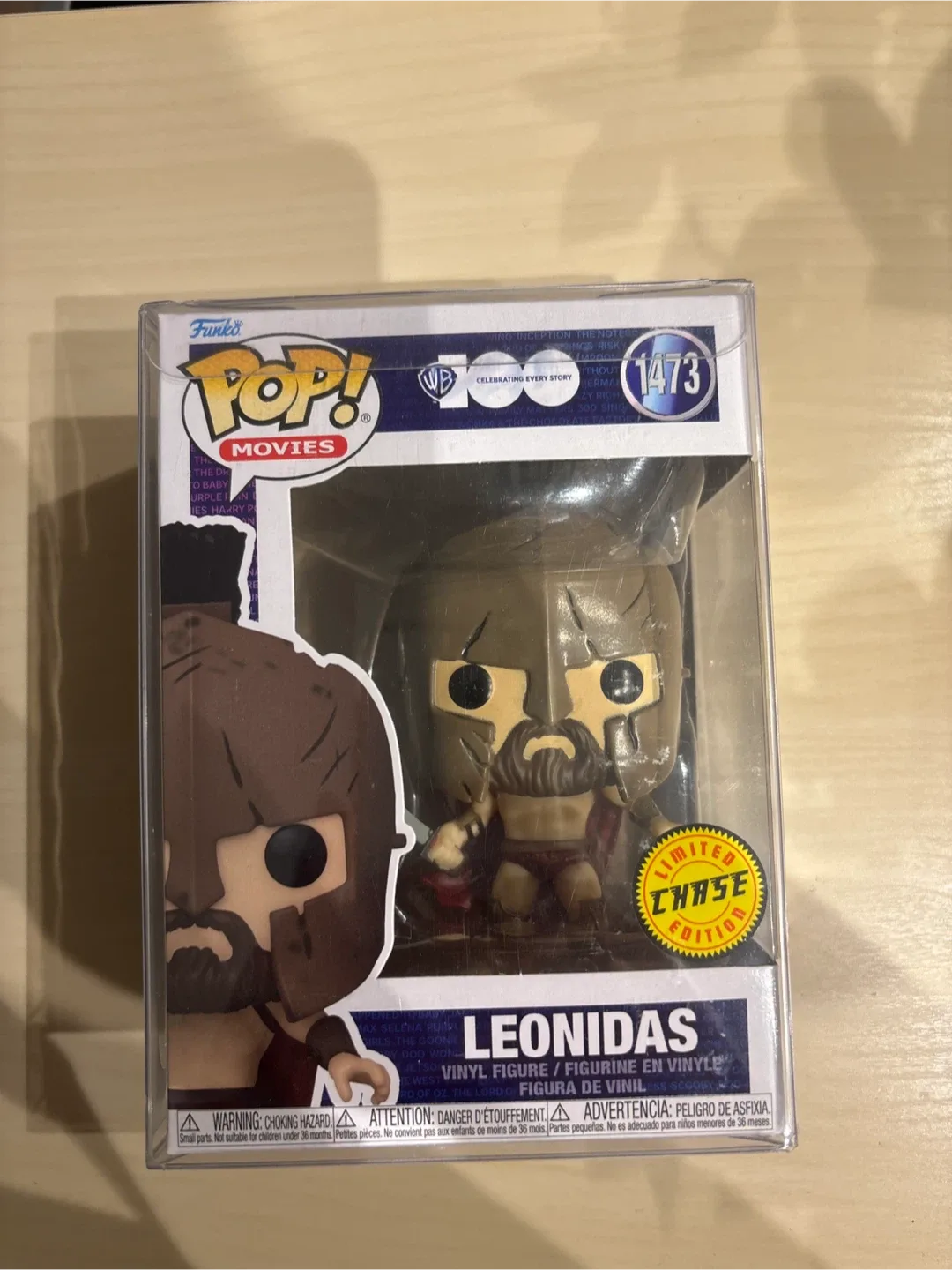 Funko Pop! Movies: Leonidas #1473 Chase Edition thumbnail