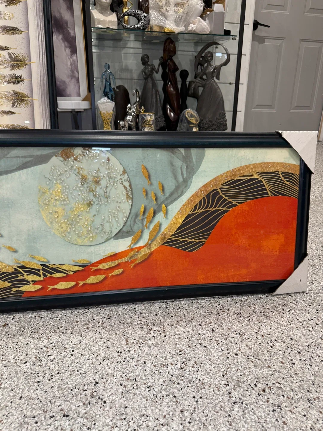 Framed Fish & Moon Wall Art image indicator(5)