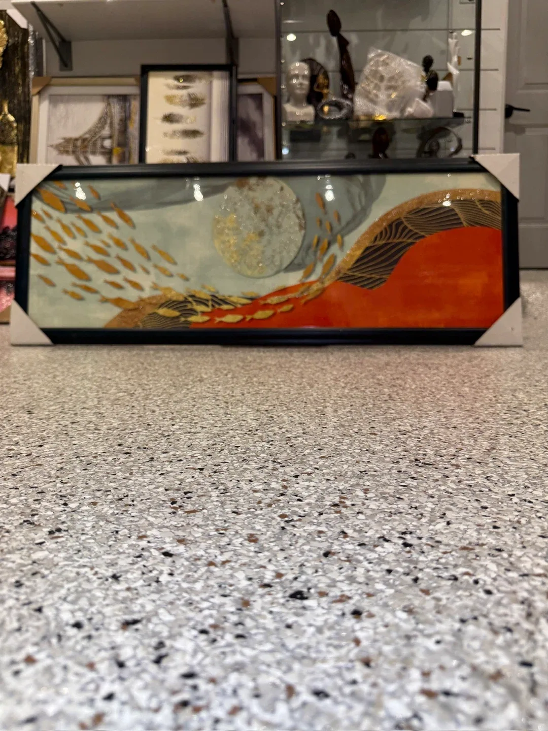 Framed Fish & Moon Wall Art image indicator(6)