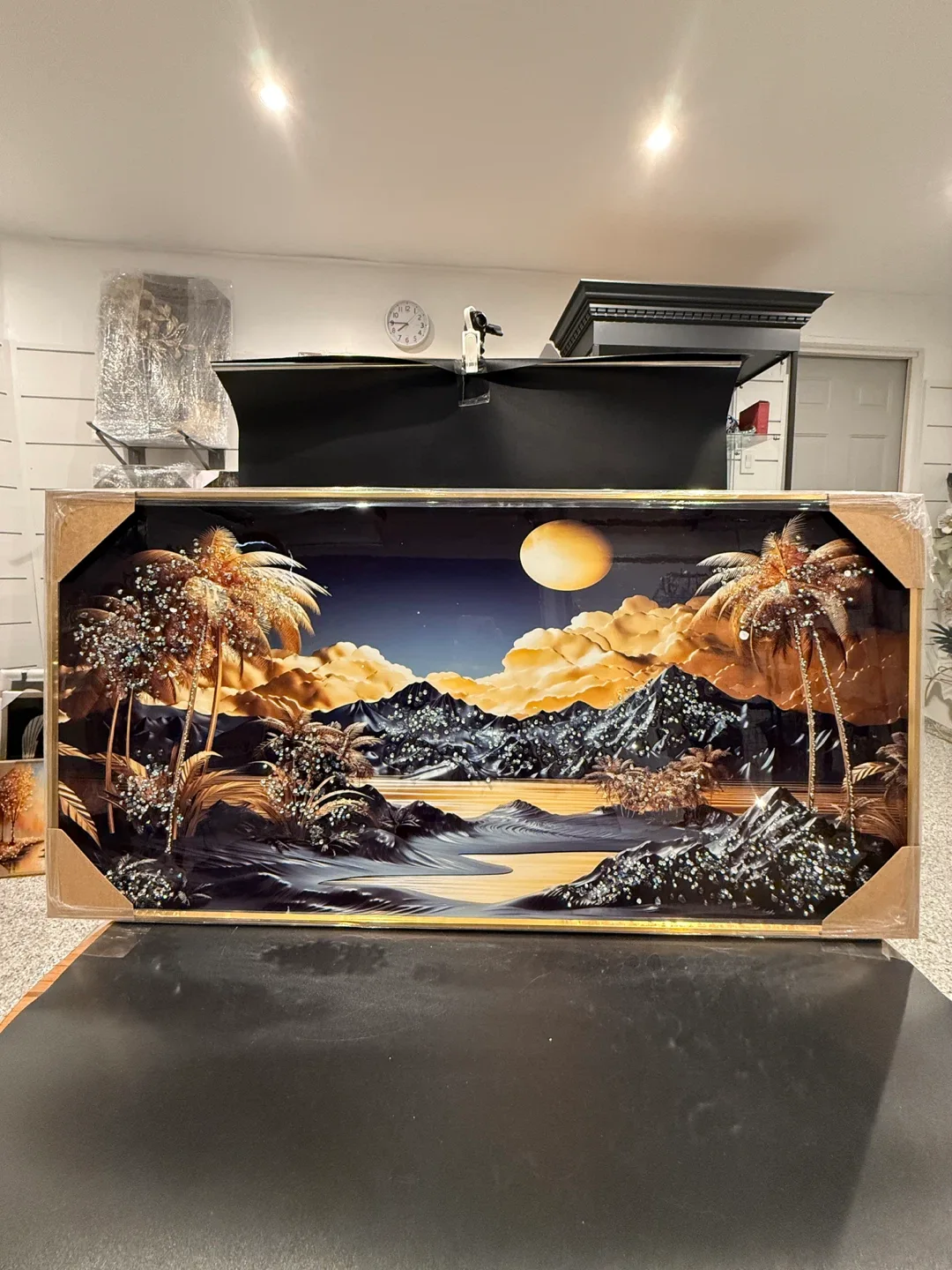 Framed epoxy landscape art image indicator(3)
