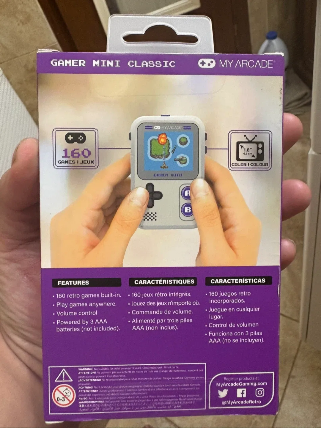 New My Arcade Gamer Mini Classic - 160 Games image indicator(3)