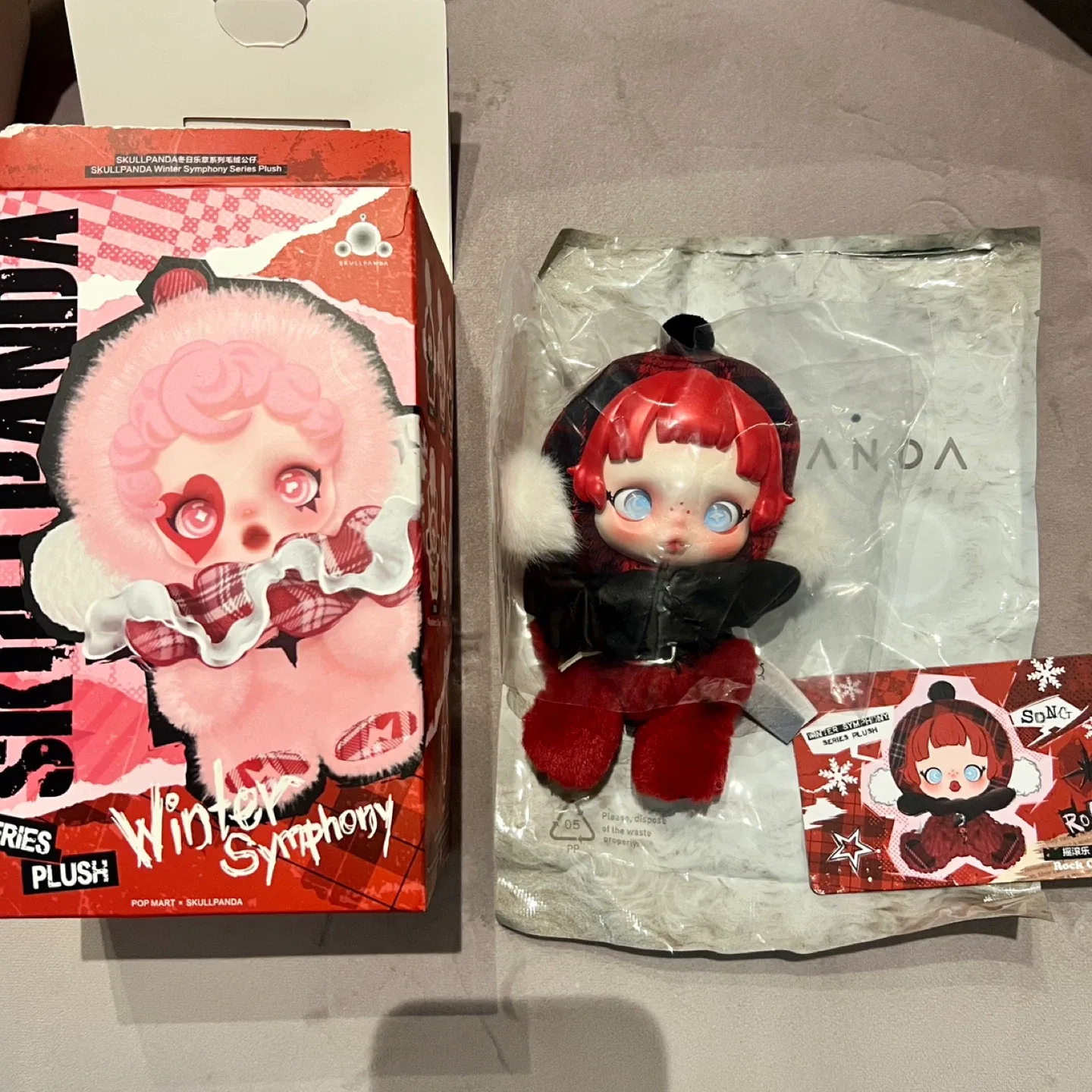 Skullpanda Winter Symphony Series Rock On Popmart