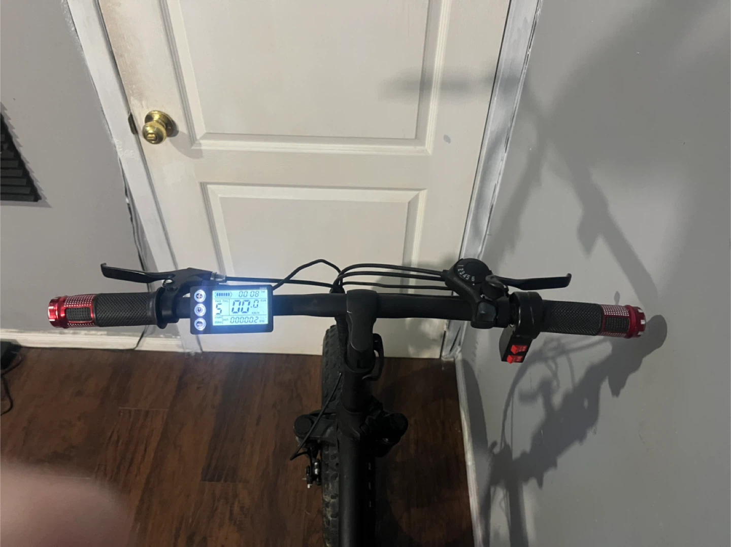 Nakto Electric Fat Tire Bike - panted Black