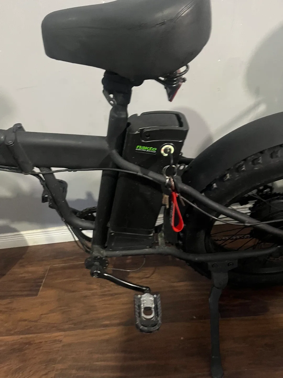 Nakto Electric Fat Tire Bike - panted Black image indicator(3)