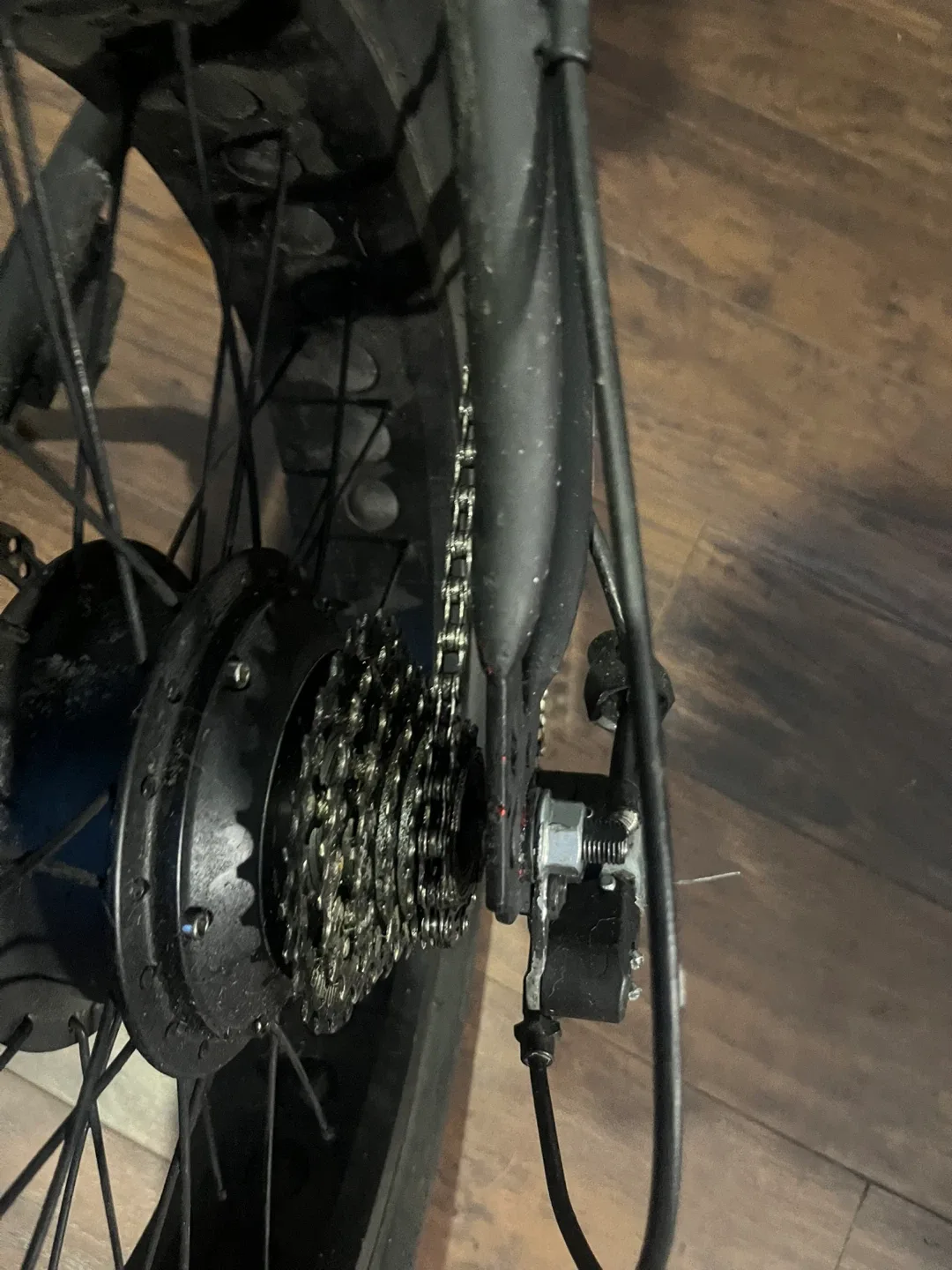 Nakto Electric Fat Tire Bike - panted Black image indicator(7)