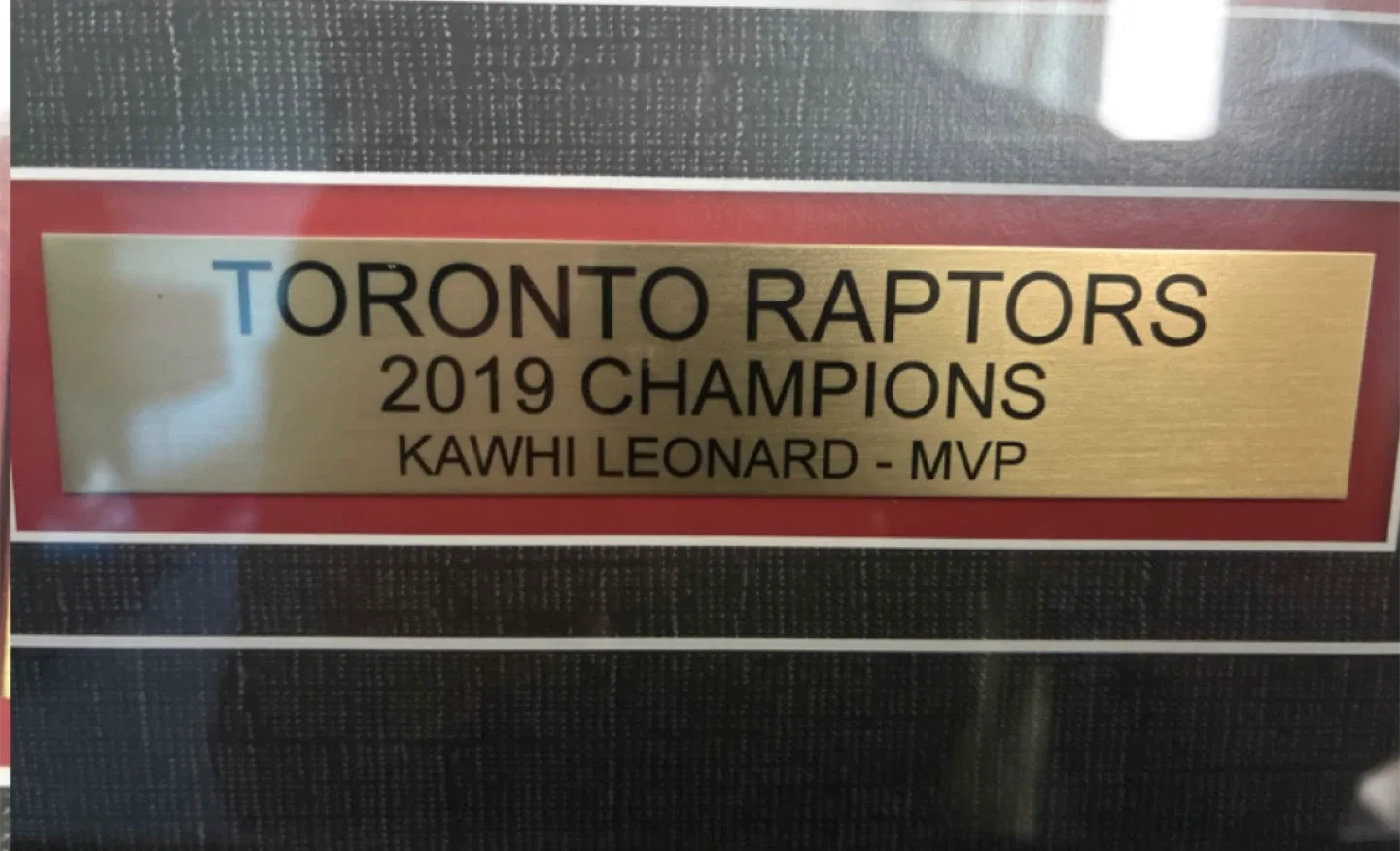 Toronto Raptors 2019 Champions Framed Picture image indicator(3)
