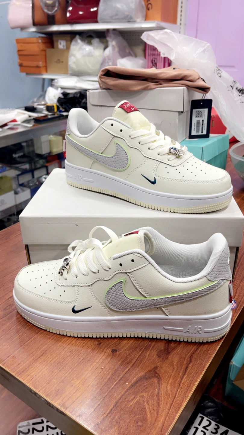 Nike Air Force 1 Low '07 LX Bling Sneakers - photo 2
