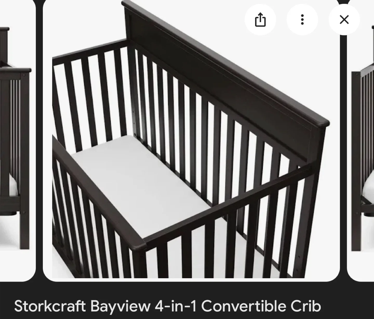 Storkcraft Bayview 4-in-1 Convertible Crib image indicator(4)