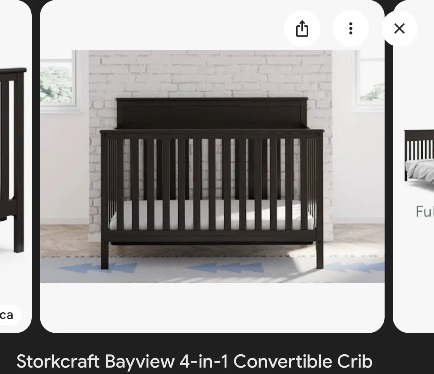 Storkcraft Bayview 4-in-1 Convertible Crib image indicator(2)