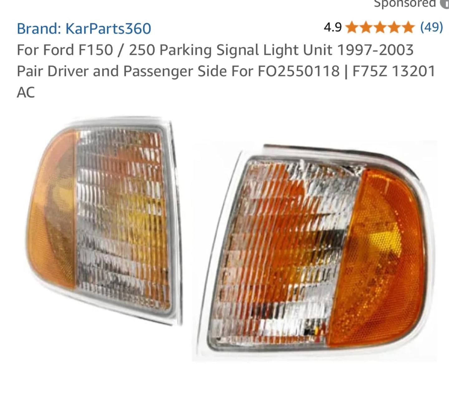 TYC Ford F150/250 Parking Signal Light Unit - photo 2