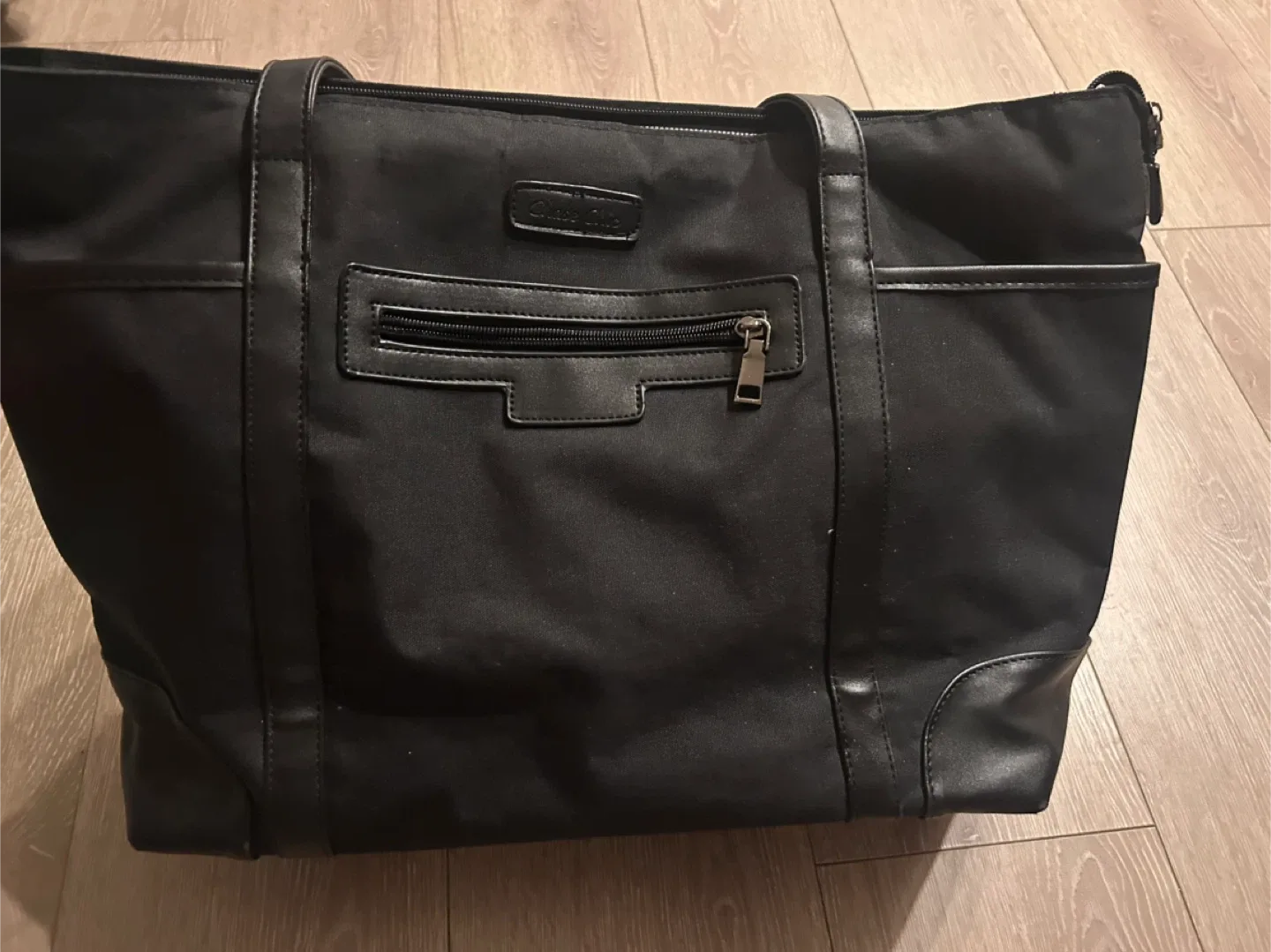 Chase Chic Black laptop Tote Bag image indicator(6)