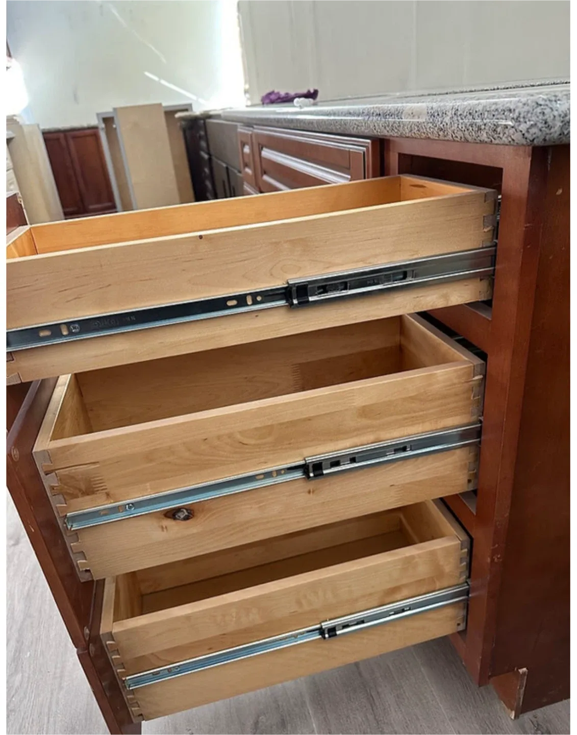 67” Double Sink Vanity with Granite Top image indicator(2)