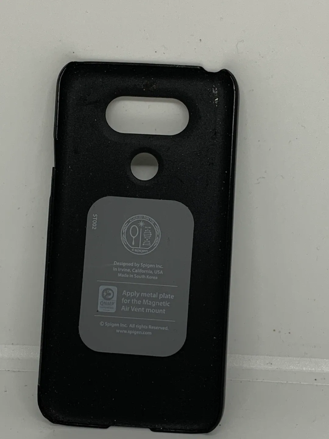 Spigen LG V60 ThinQ Black Phone Case thumbnail