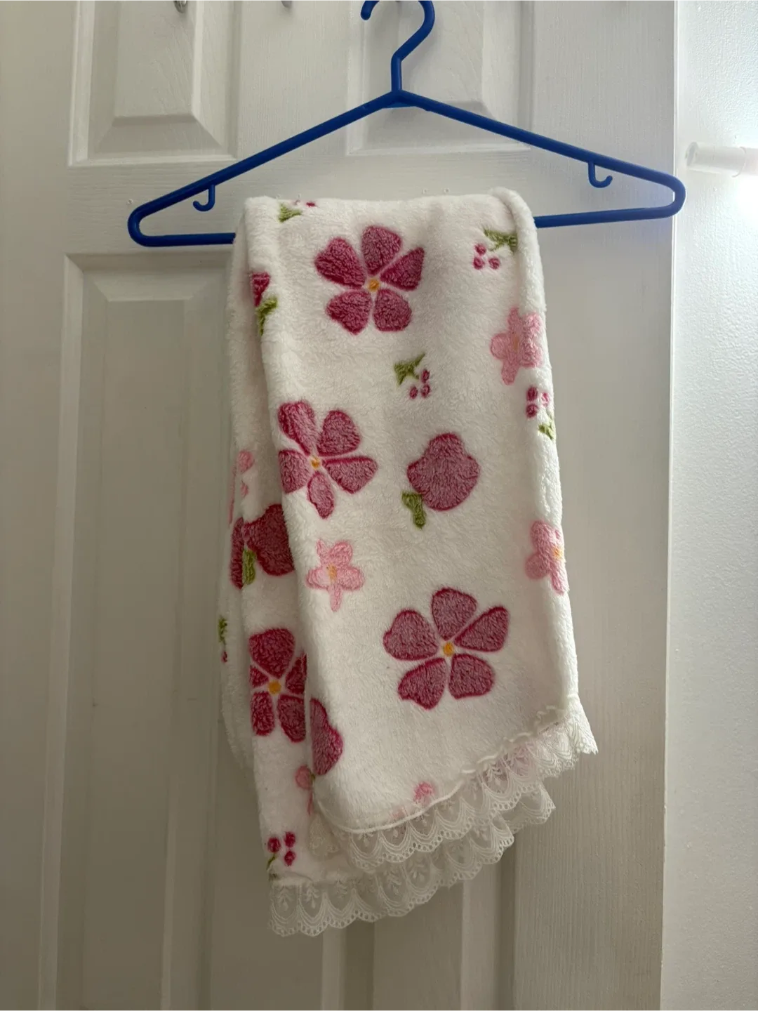 Floral Fleece Pajama Set - Size M thumbnail