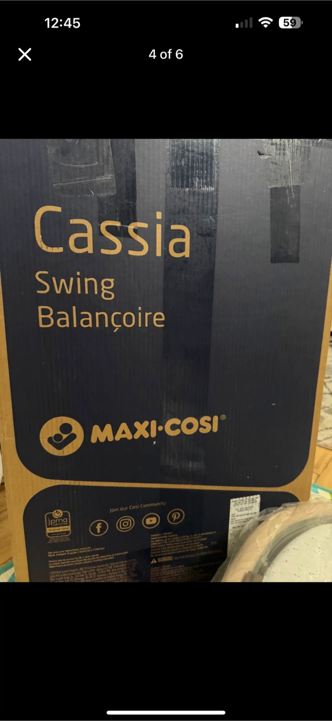 Maxi-Cosi Cassia Swing - Like New!