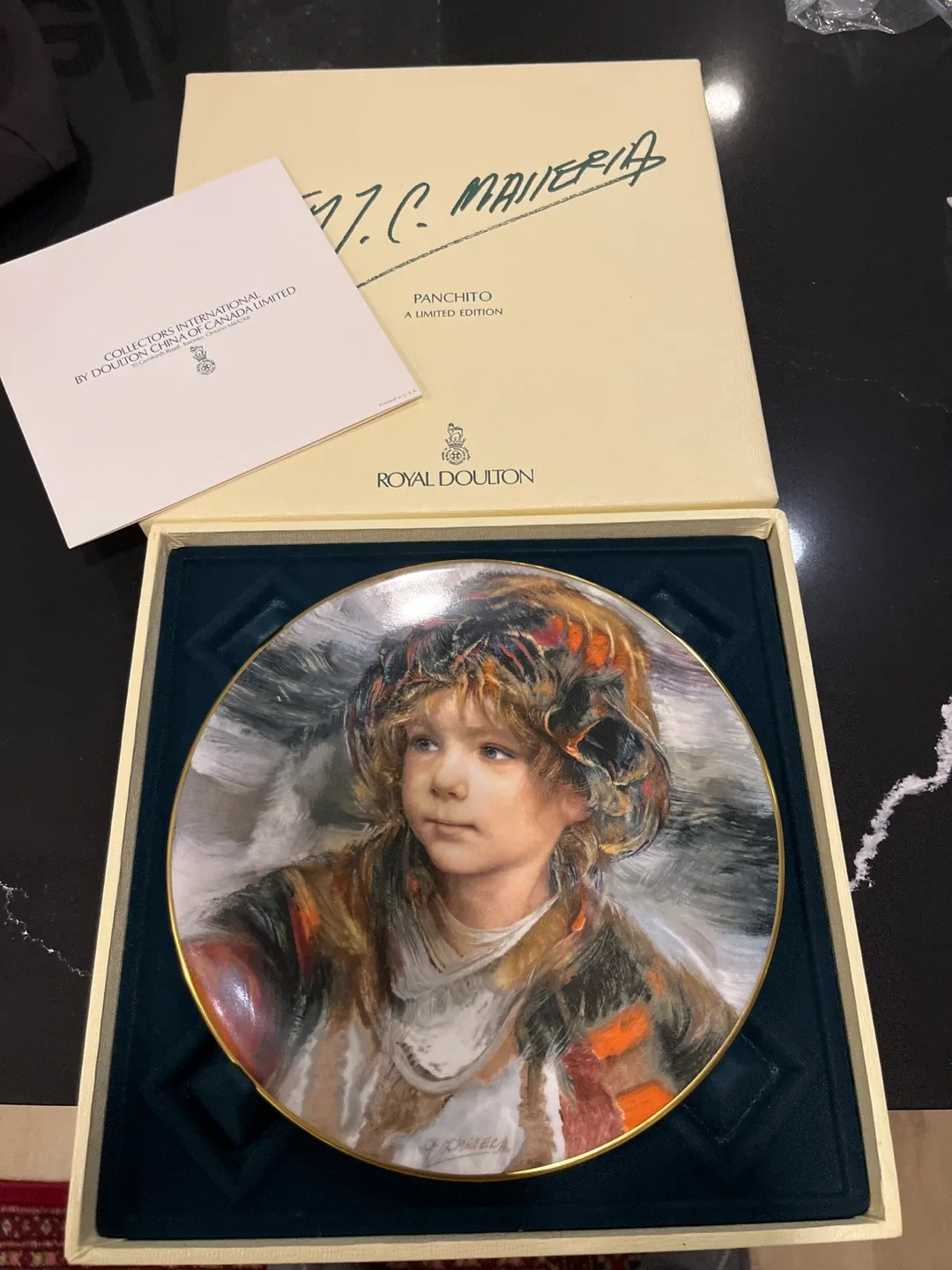 Royal Doulton Panchito Plate - Limited Edition thumbnail