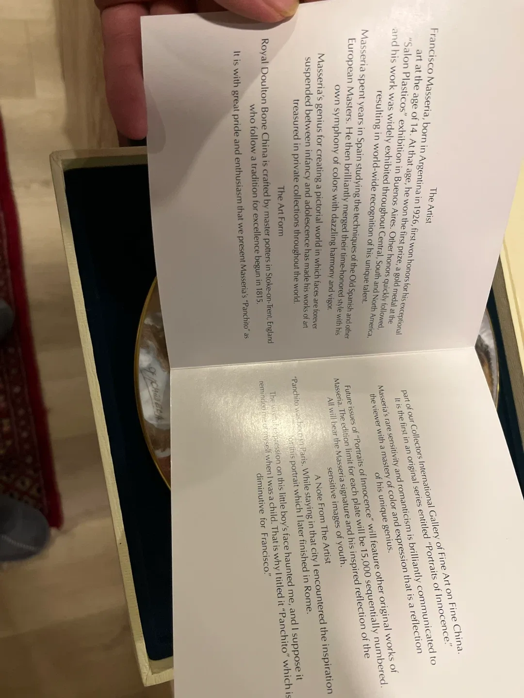 Royal Doulton Panchito Plate - Limited Edition image indicator(2)