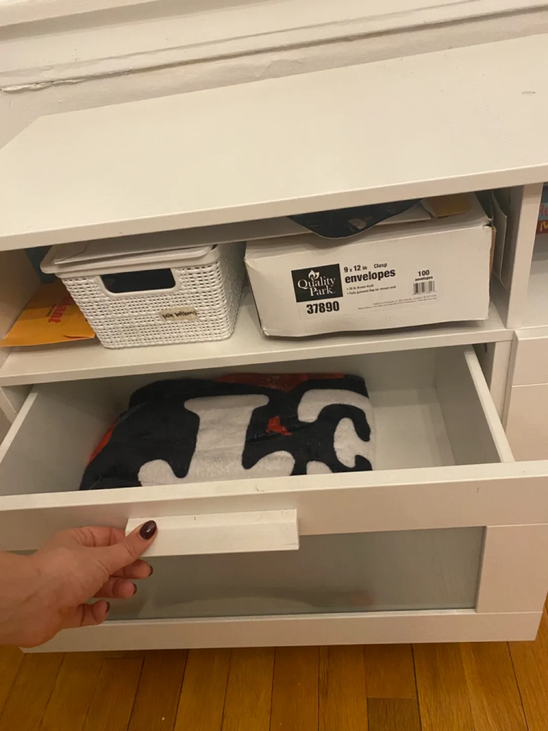 White IKEA TV Stand/Console image indicator(4)