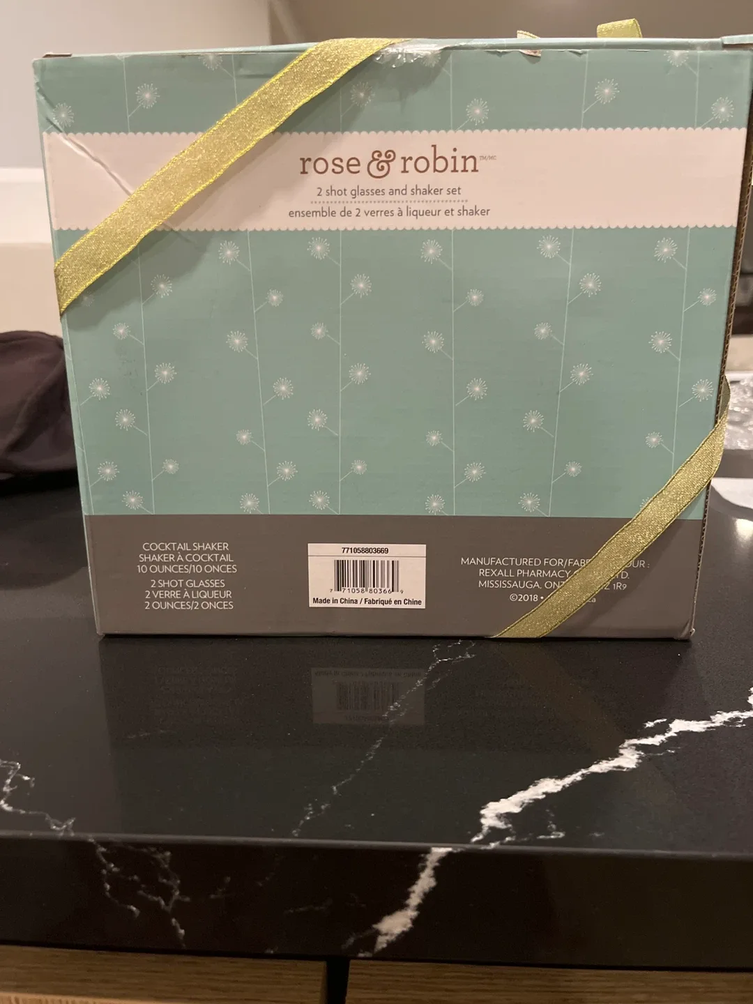 Rose & Robin Shot Glasses and Shaker Set image indicator(2)