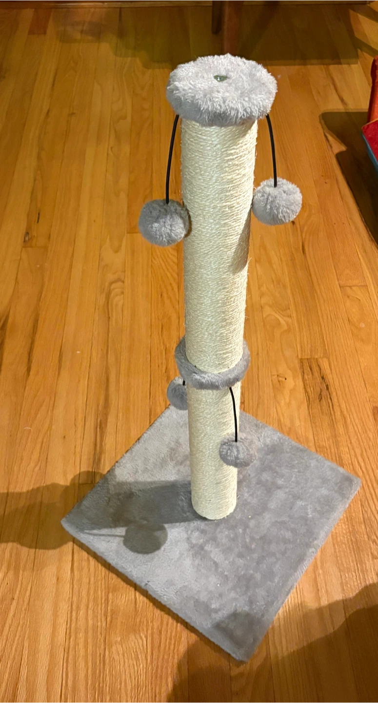 Cat Scratching Post with Toys