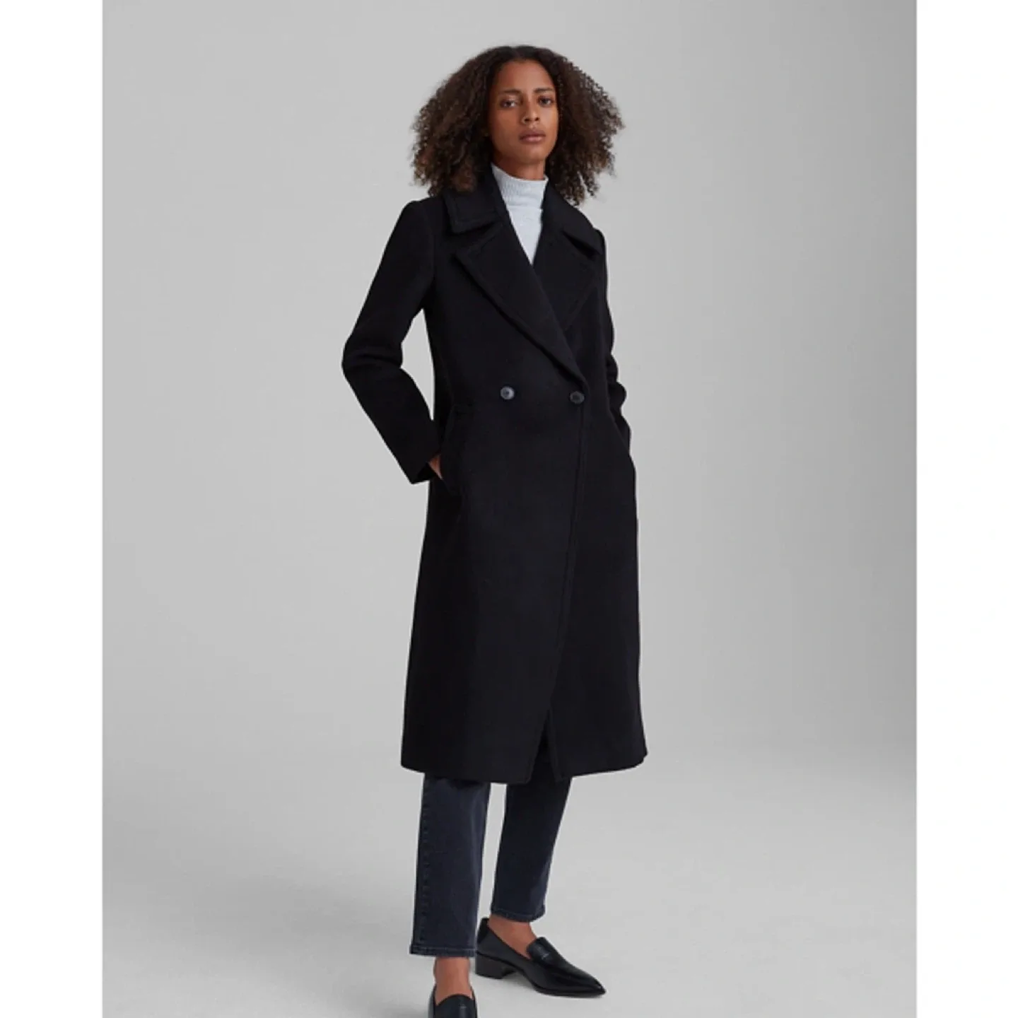Club Monaco Daylina Coat - Black image indicator(3)