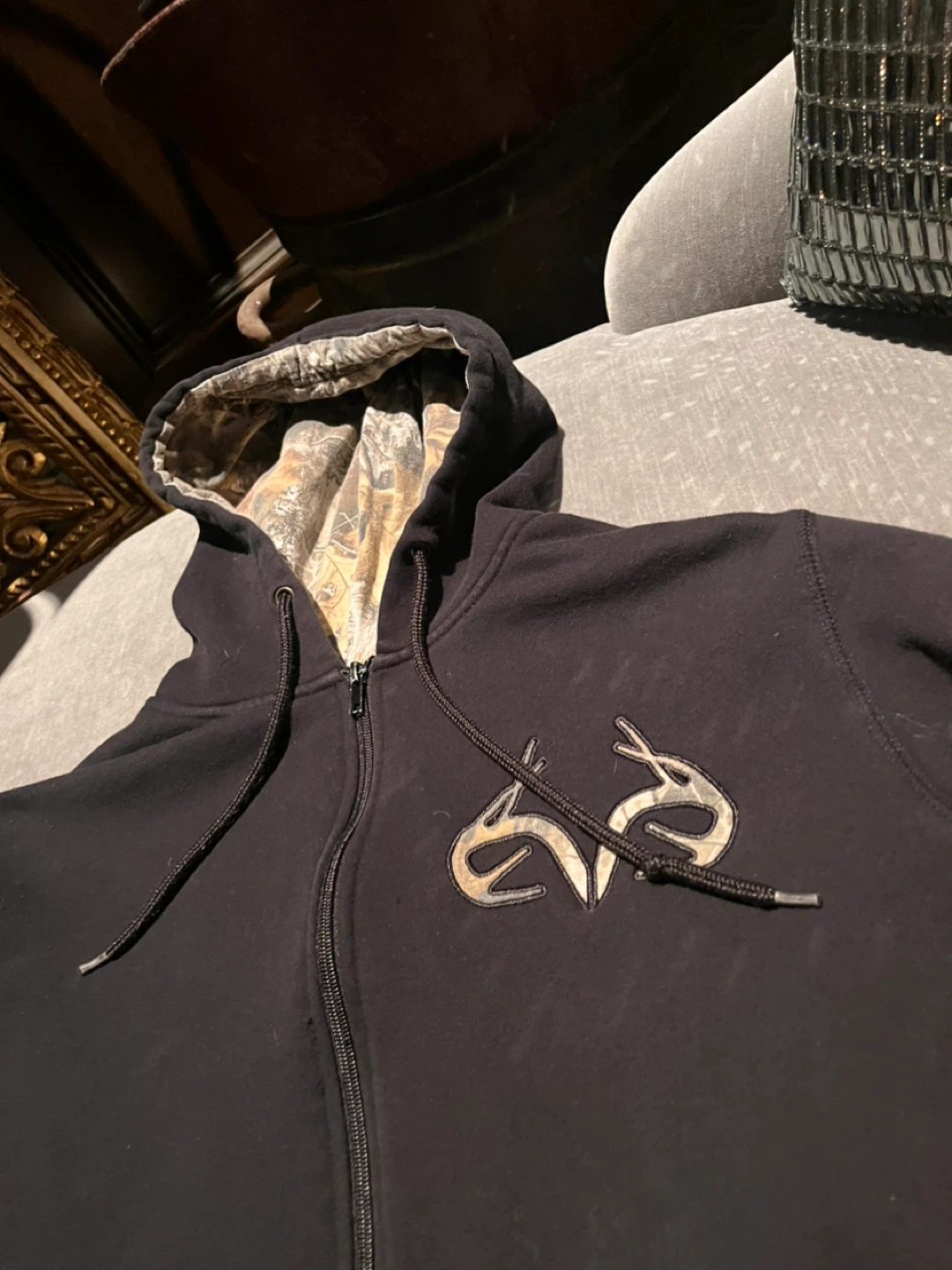 Realtree Full-Zip Hoodie Black - photo 3