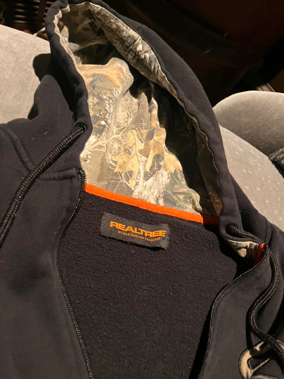 Realtree Full-Zip Hoodie Black - photo 4