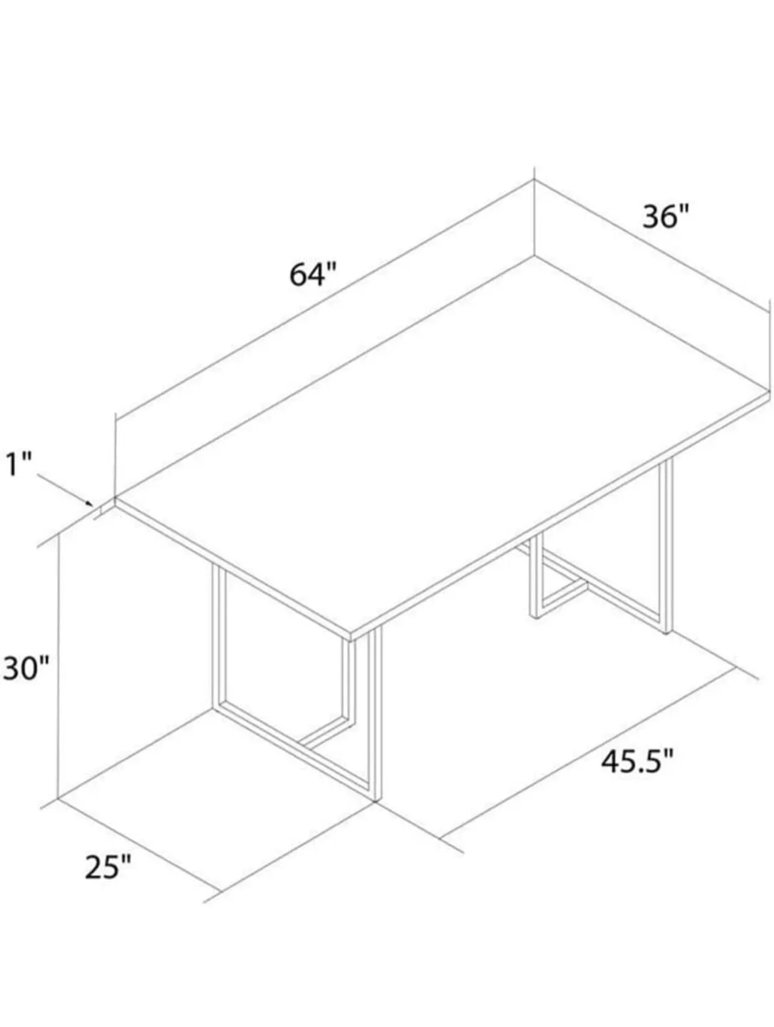 CosmoLiving Astor Dining Table - White Marble & Gold image indicator(4)