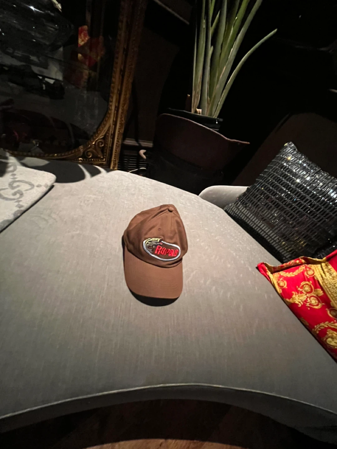 Rapala Brown Baseball Cap with Canadian Flag