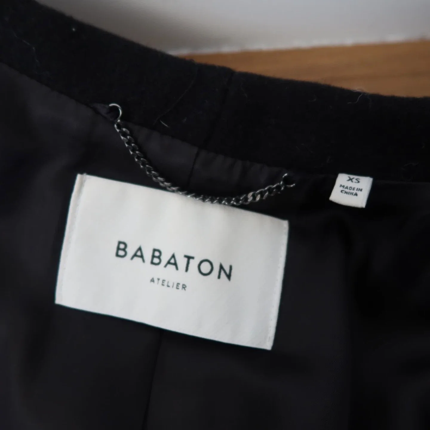 Babaton Wool Coat - Black image indicator(3)
