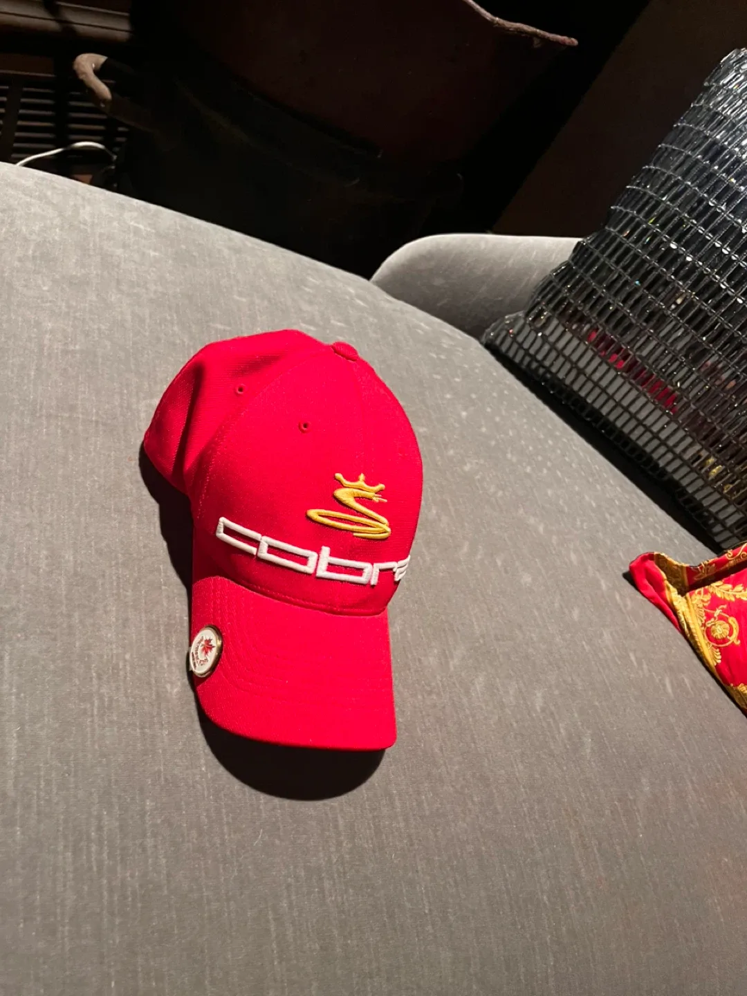 Cobra Golf Red Fitted Hat thumbnail