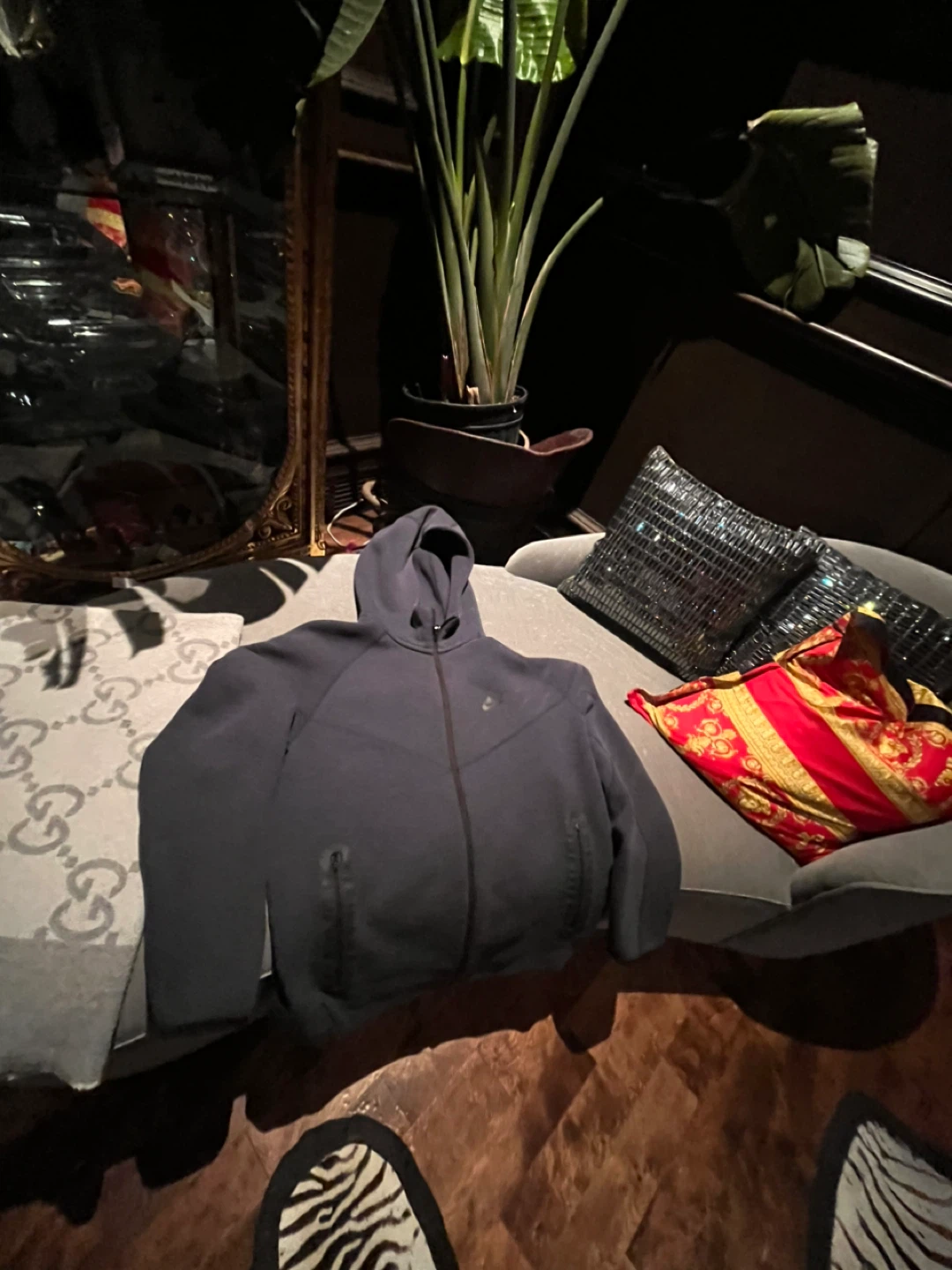 Nike Tech Fleece Full Zip Hoodie - Size M