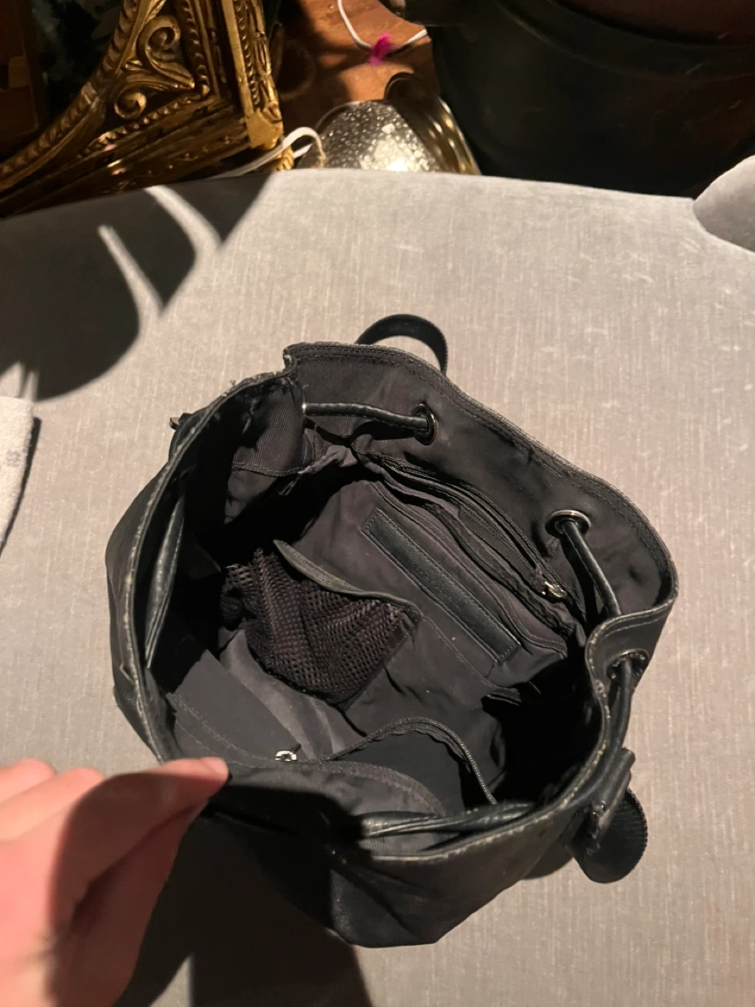 Black Leather Bucket Bag from lululemon - photo 4