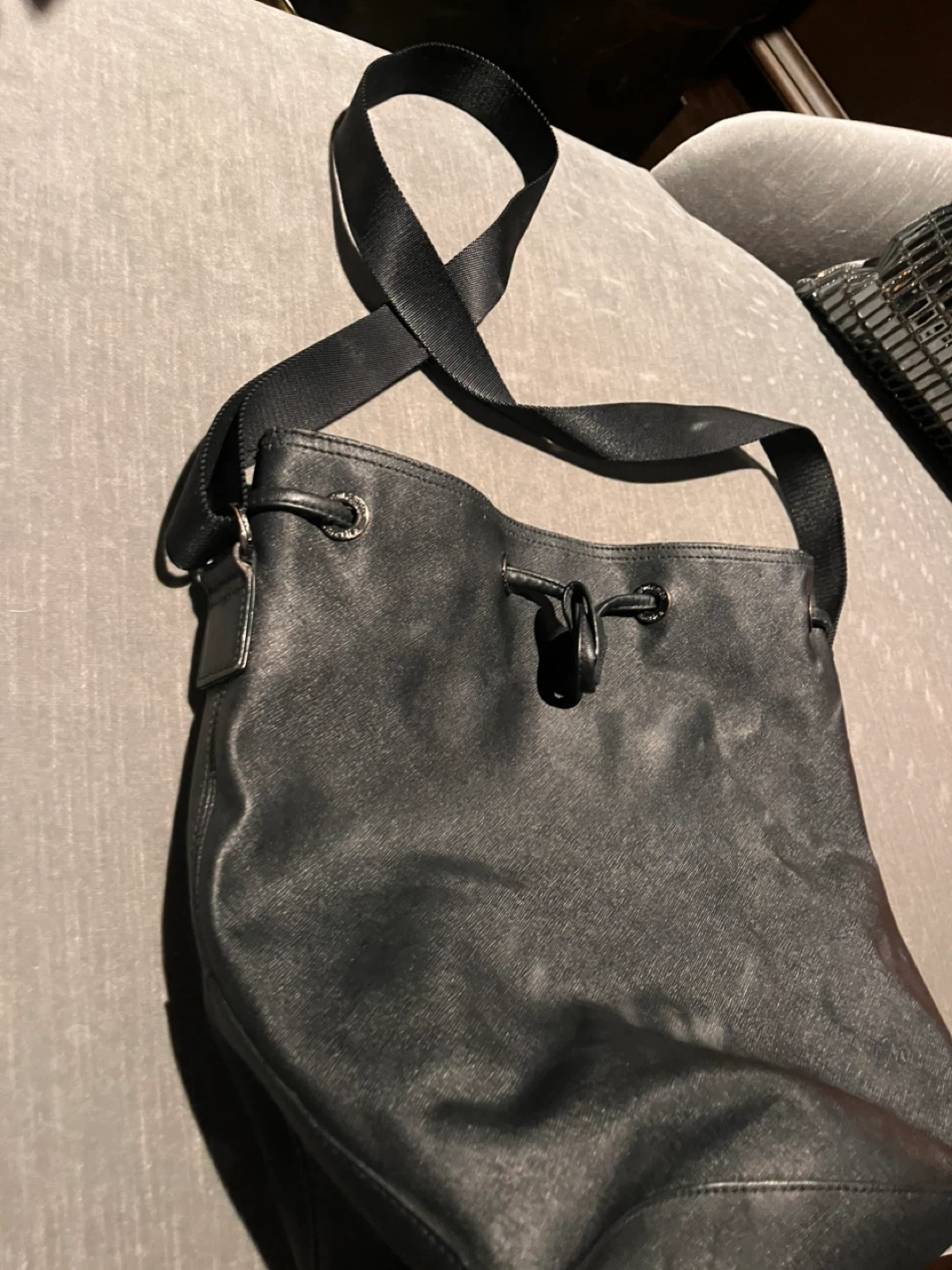 Black Leather Bucket Bag from lululemon - photo 2