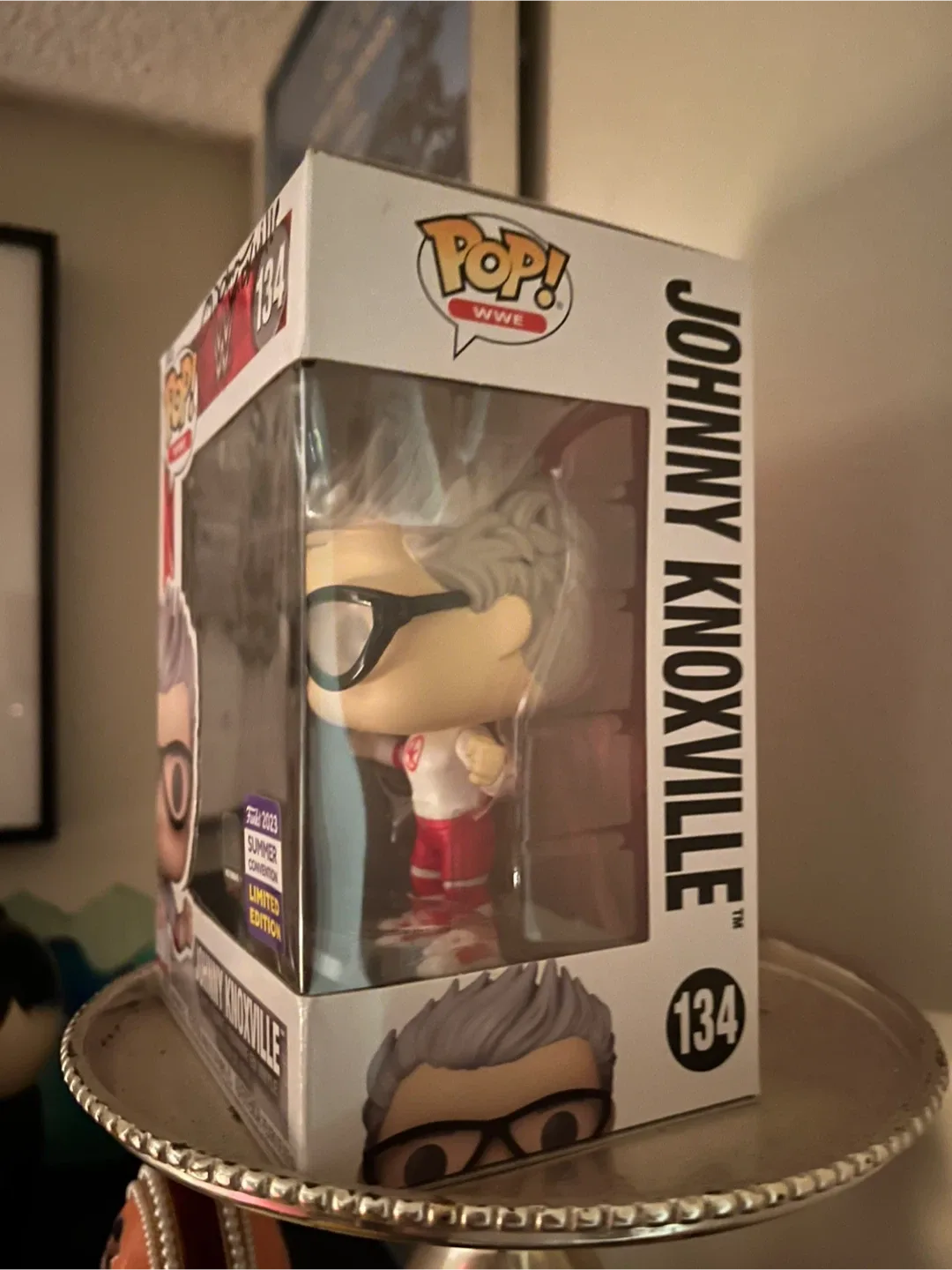 Signed Funko Pop! WWE Johnny Knoxville #134 LE image indicator(2)