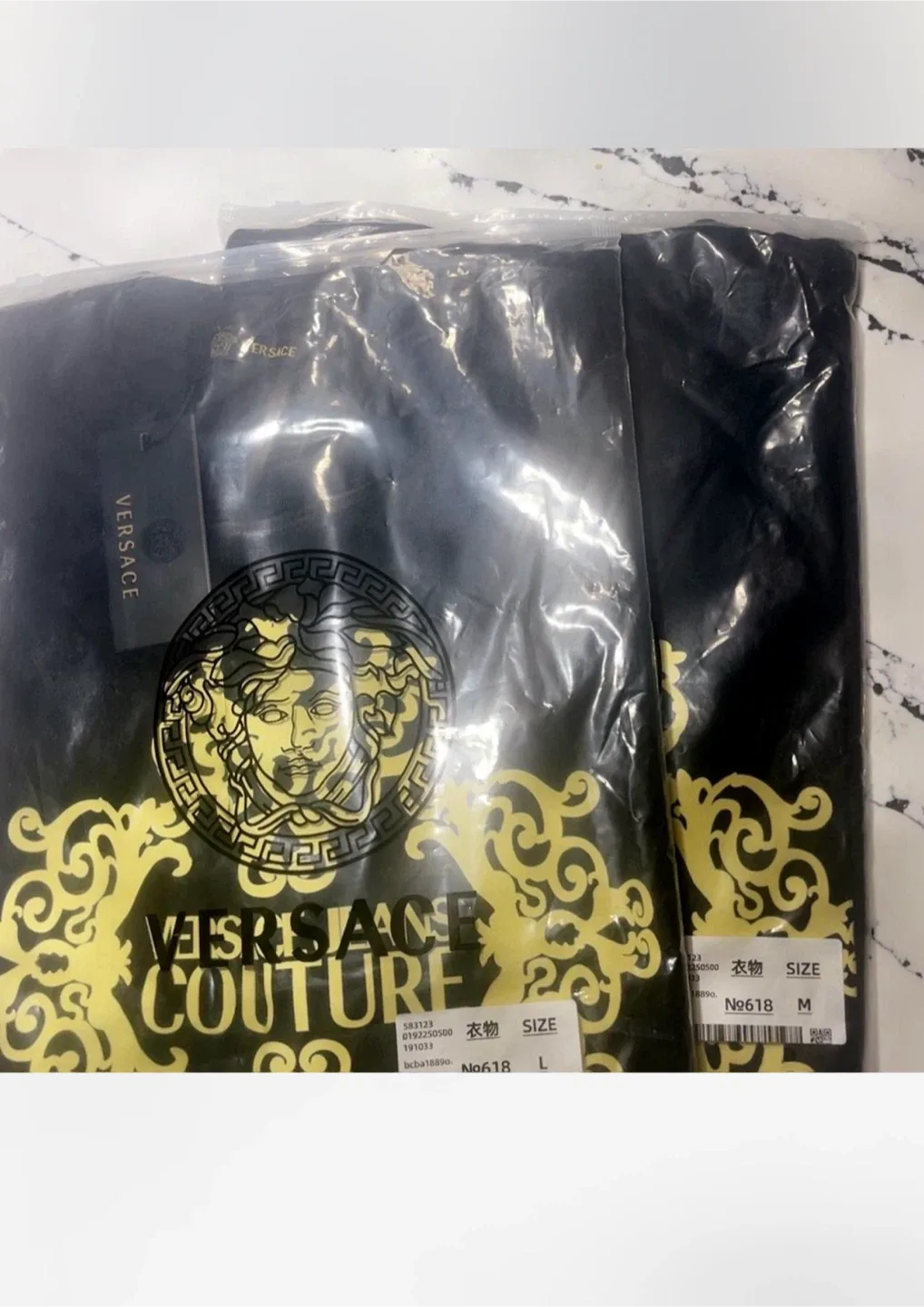 Versace Jeans Couture Black T-Shirt - Size M, L image indicator(3)