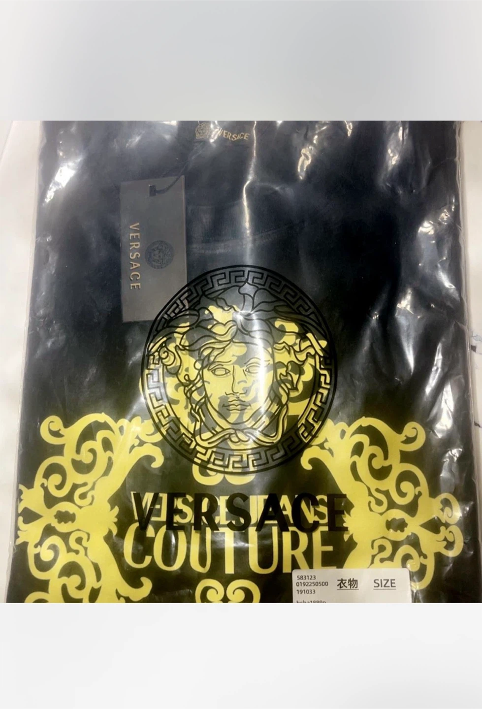 Versace Jeans Couture Black T-Shirt - Size M, L - photo 4