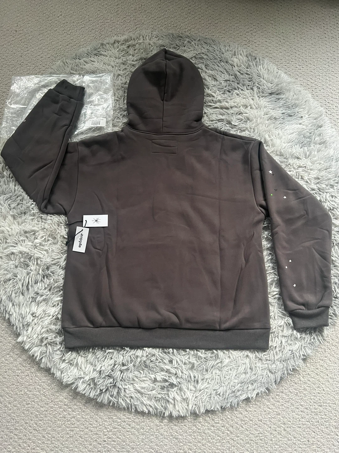 Slate Grey Sp5der Punk V2 Hoodies - photo 2