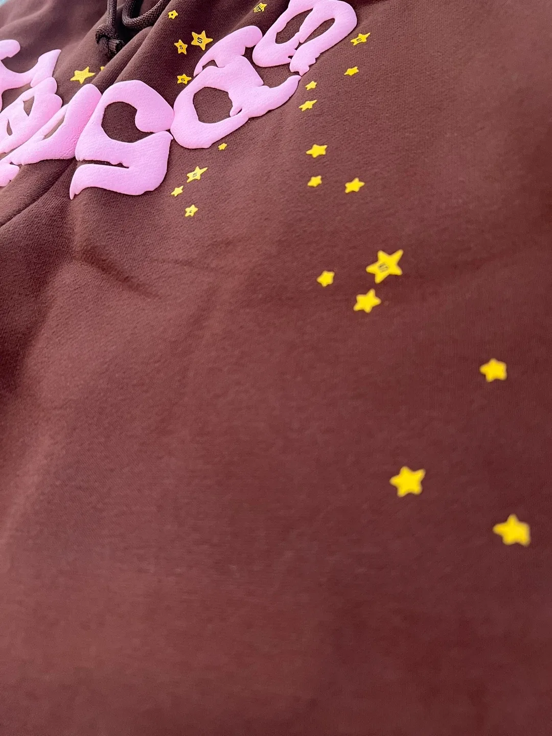 Brown OG Web Sp5der Sweatpants image indicator(2)