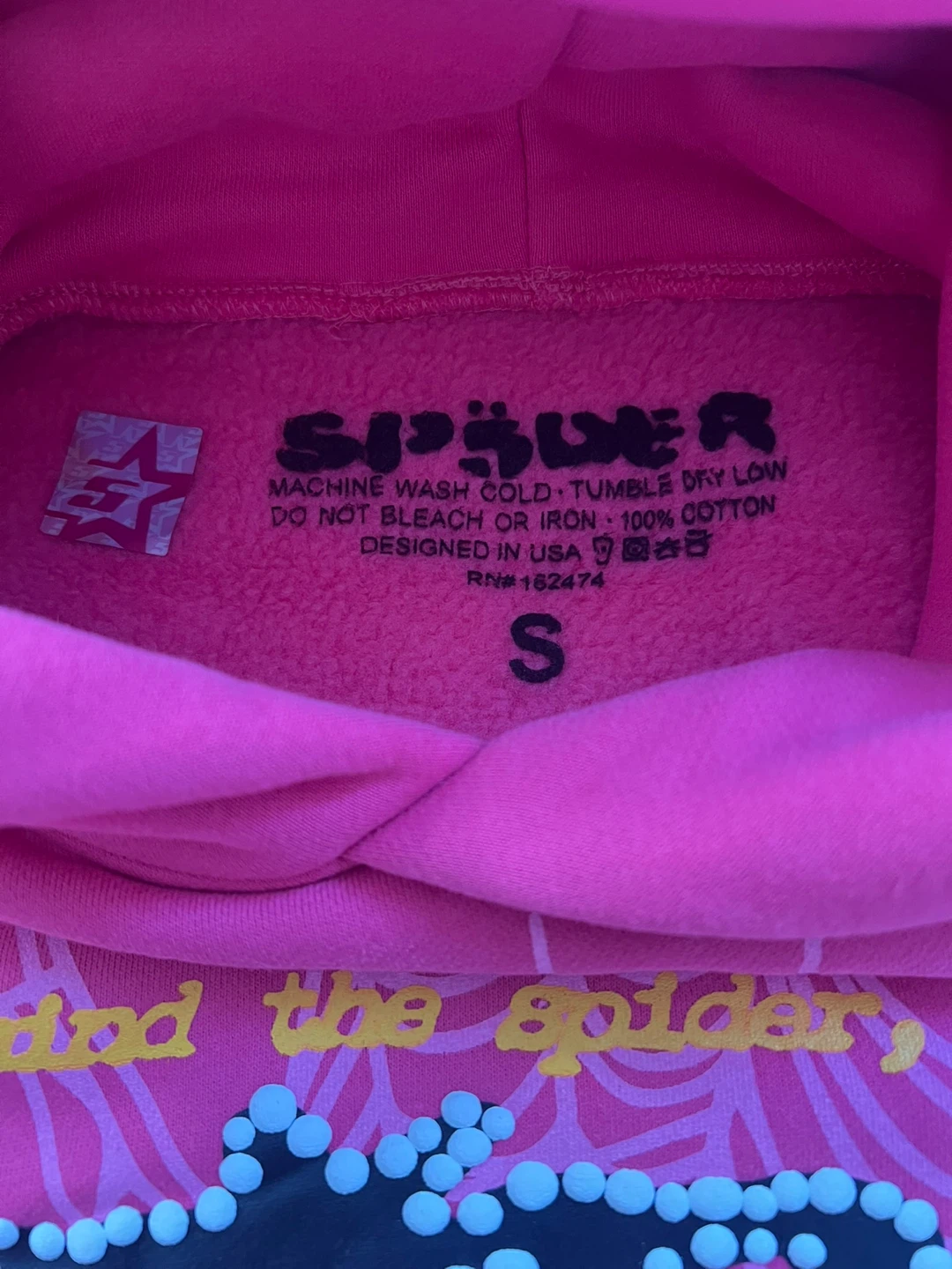 Pink Sp5der P*nk V2 Hoodies - photo 3