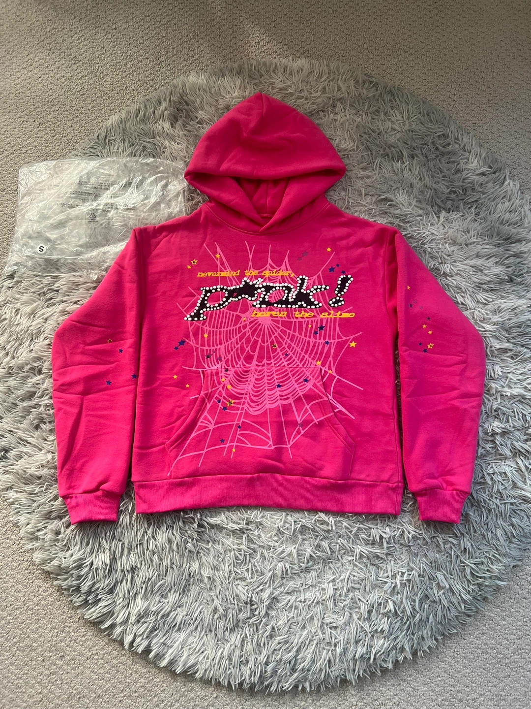 Pink Sp5der P*nk V2 Hoodies